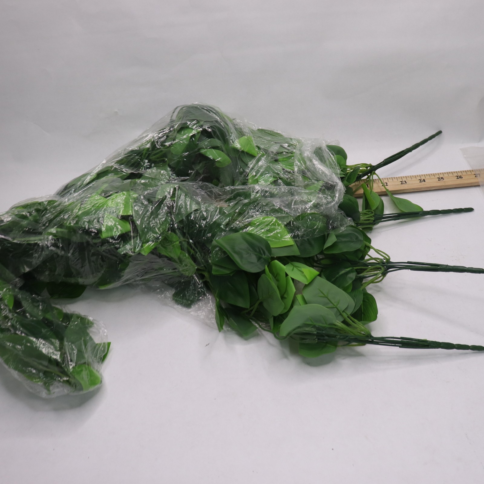 (4-Pk) Wofair Artificial Hanging Plants Fake Ivy Leaves Polyester Green