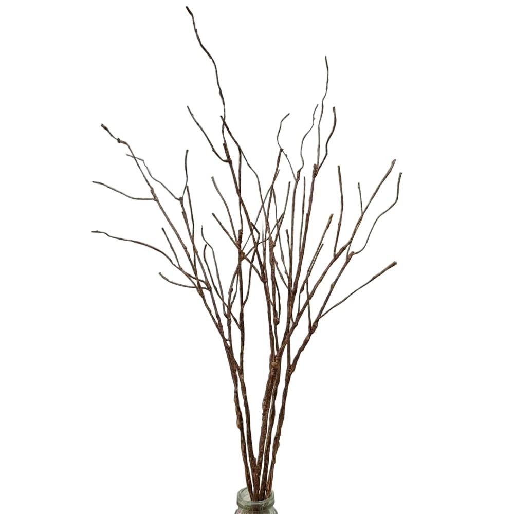 5PCS Artificial Lifelike Curly Willow Branches Decorative Dried Birch Twigs 2…