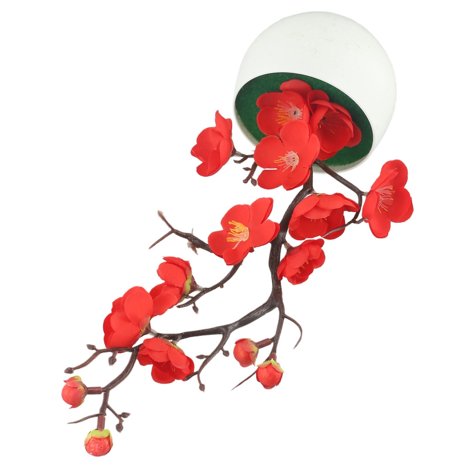 Bonsai Simulation Artificial Pot Plant Home Office Plum Blossom Decor
