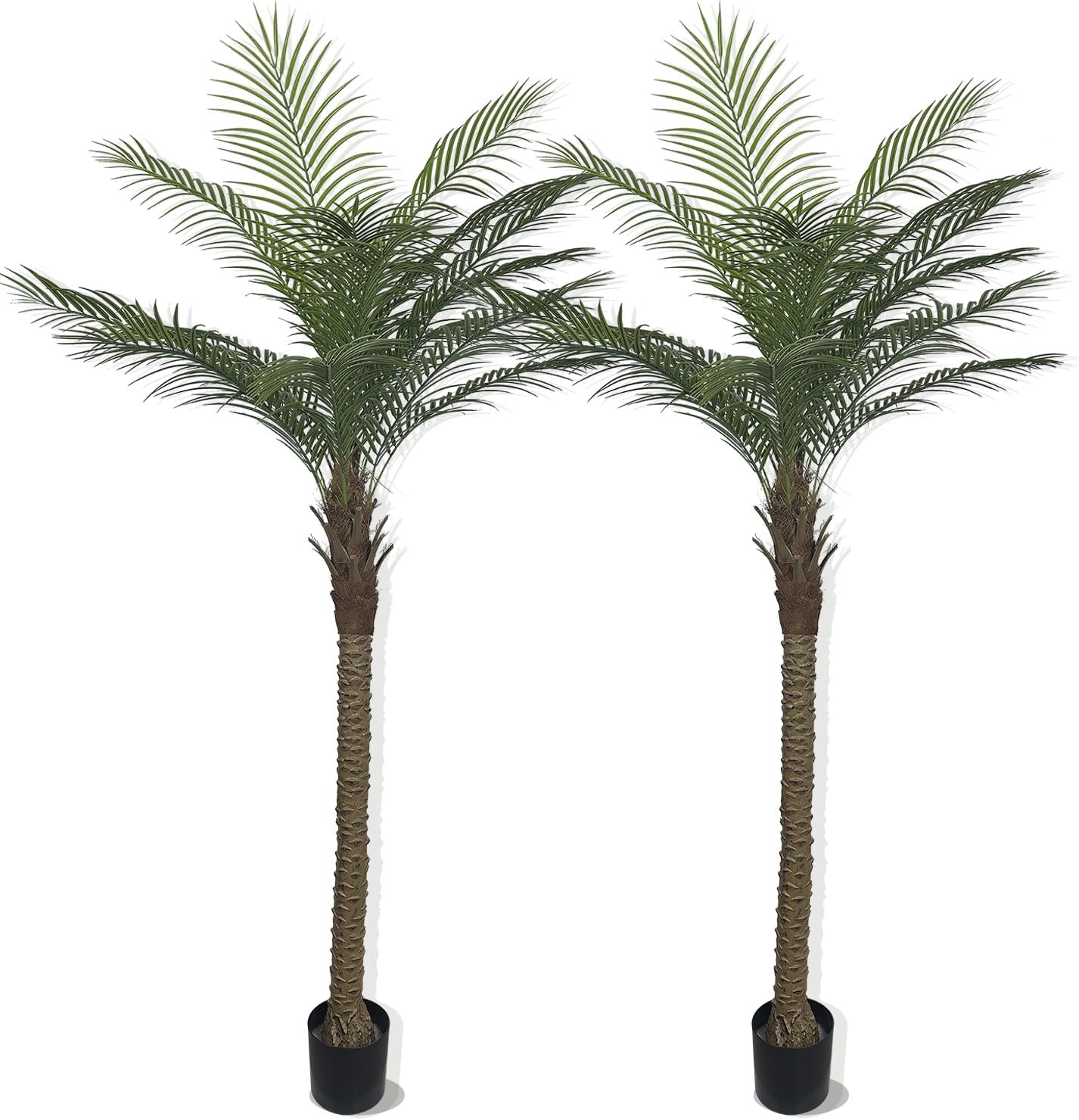 Artificial Palm Plant 3FT Fake Palm Tree with 9 Trunks Perfect 36Inch Faux Tropi