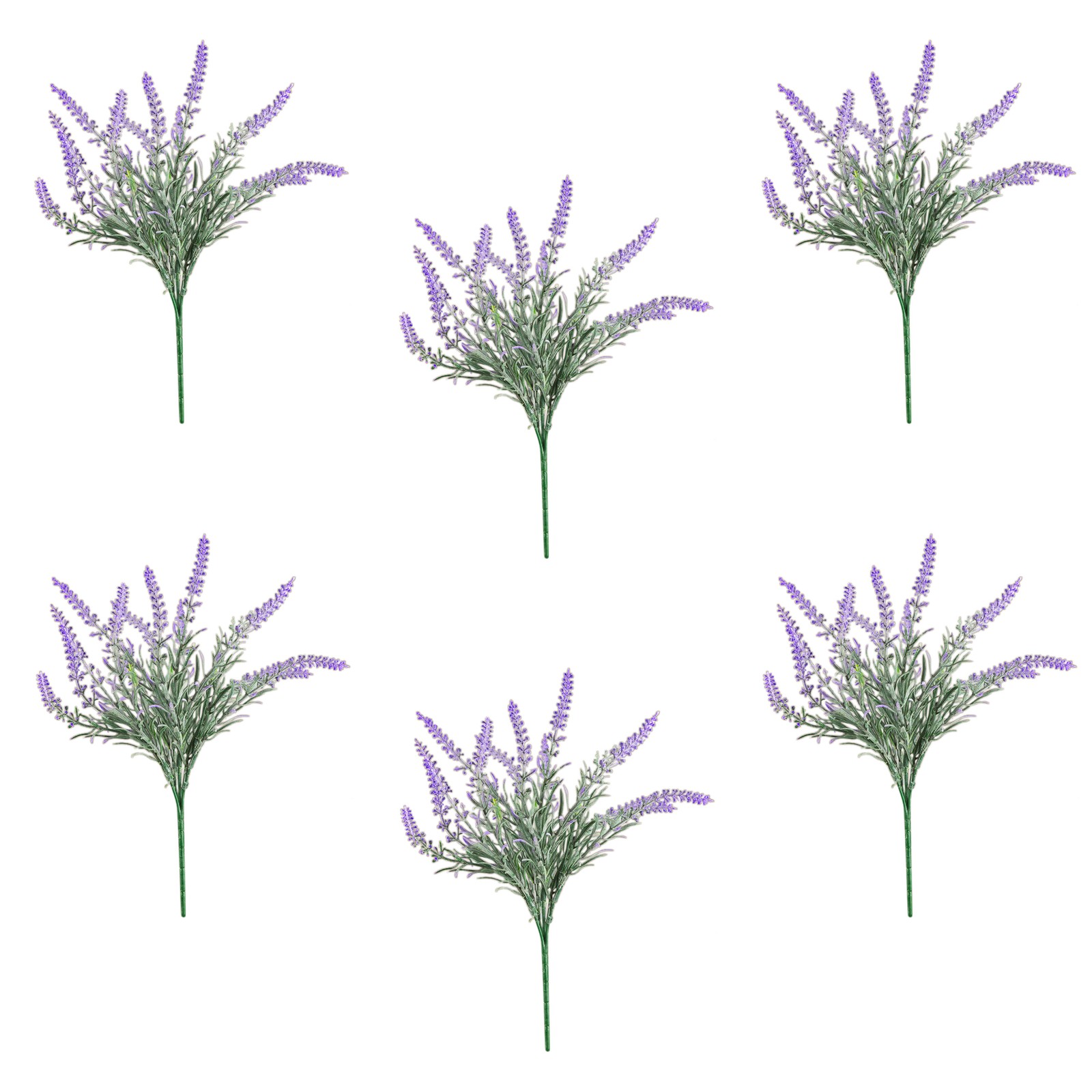 Northlight Artificial Lavender Floral Sprays – 14″ – Purple – Set of 6