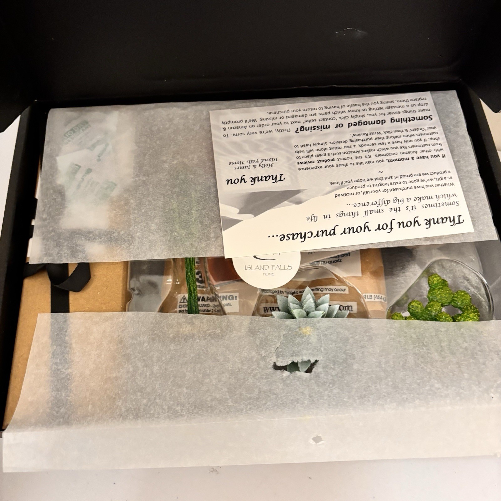 Desert Zen Garden Kit Island Falls Home 11×8 Sand Tray