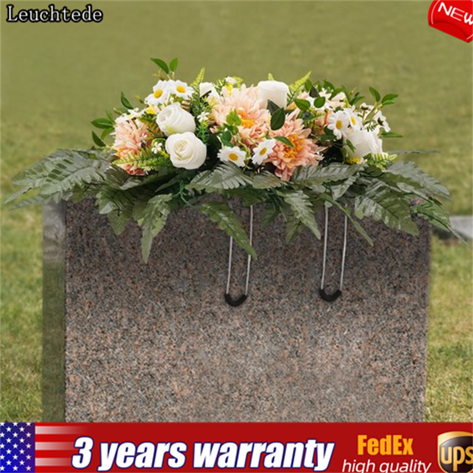 Artificial Realistic Flowers For Cemetery Memorial Wedding Decoration Outdoor