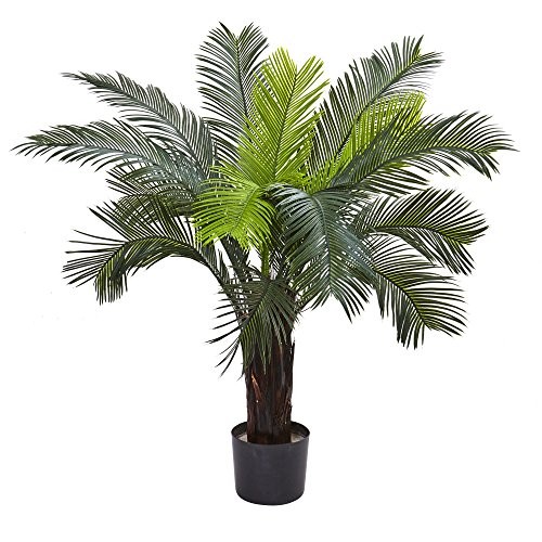 3 ft UV-Resistant Artificial Cycas Tree with Pot | Lush Realistic Palm Tree