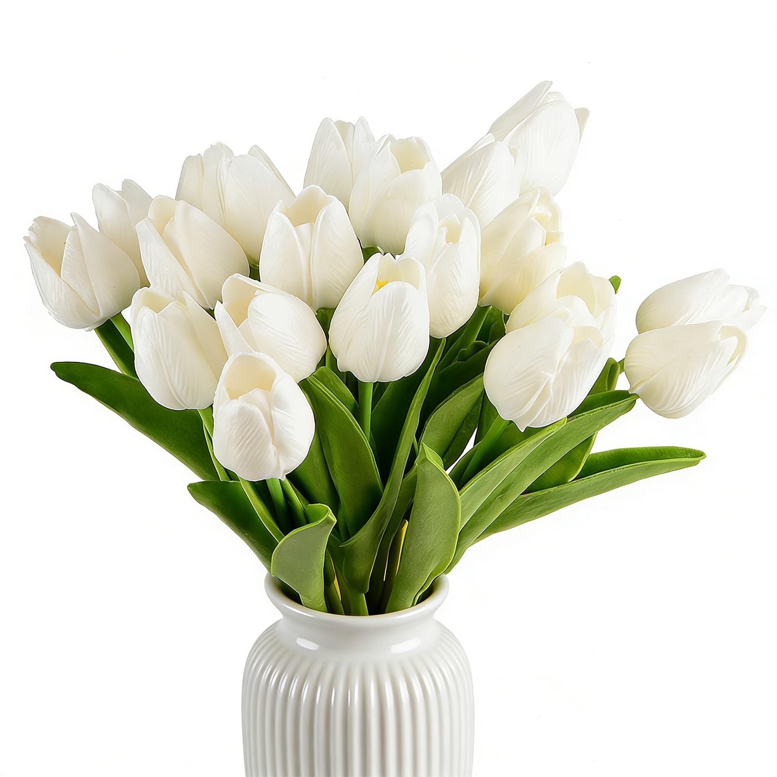 Artificial Tulips Bridal Wedding Festival Decor Bouquet Real Touch PU Flower …