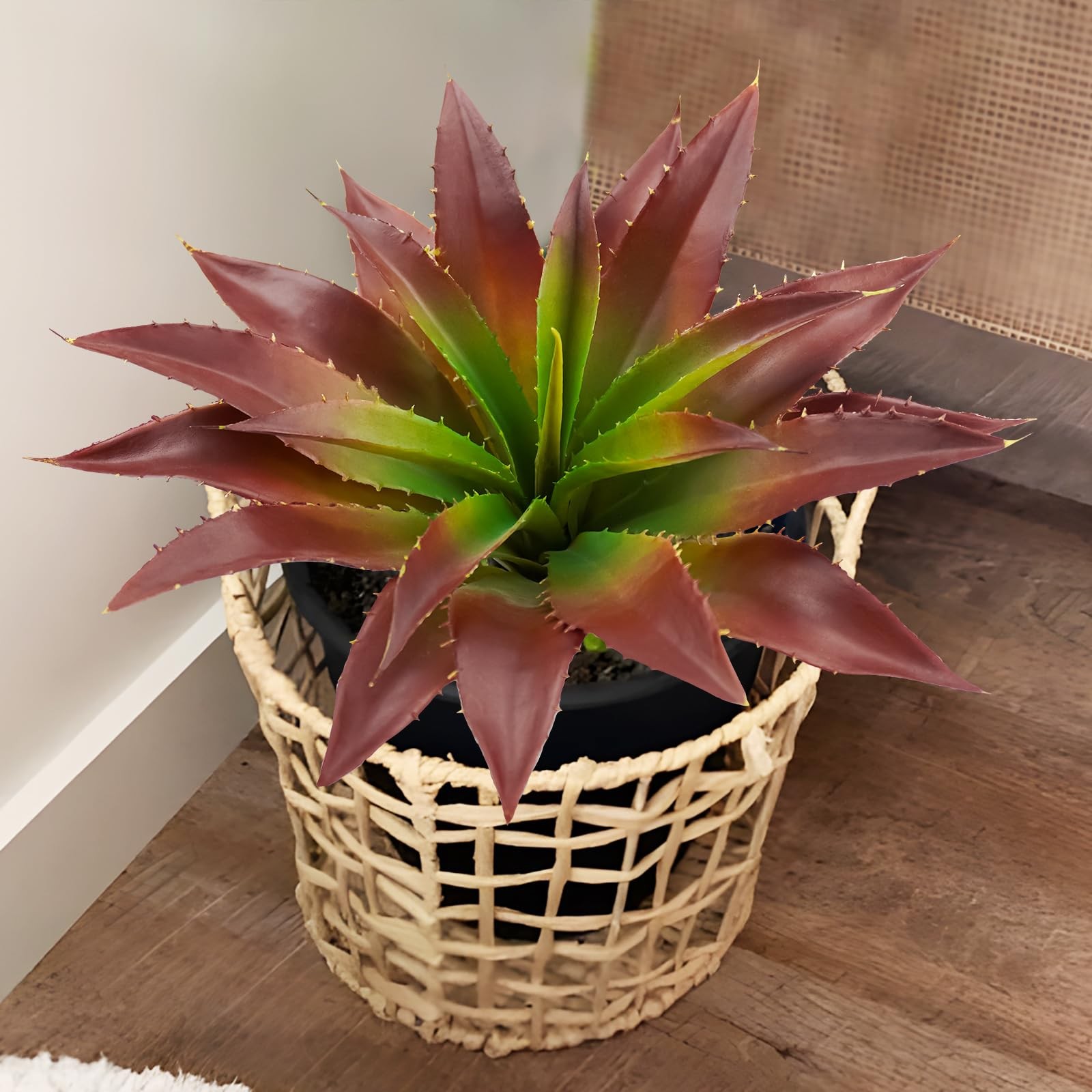 Succulents Plants Artificial, Large Fake Succulents Flowers Unpotted Real Tou…