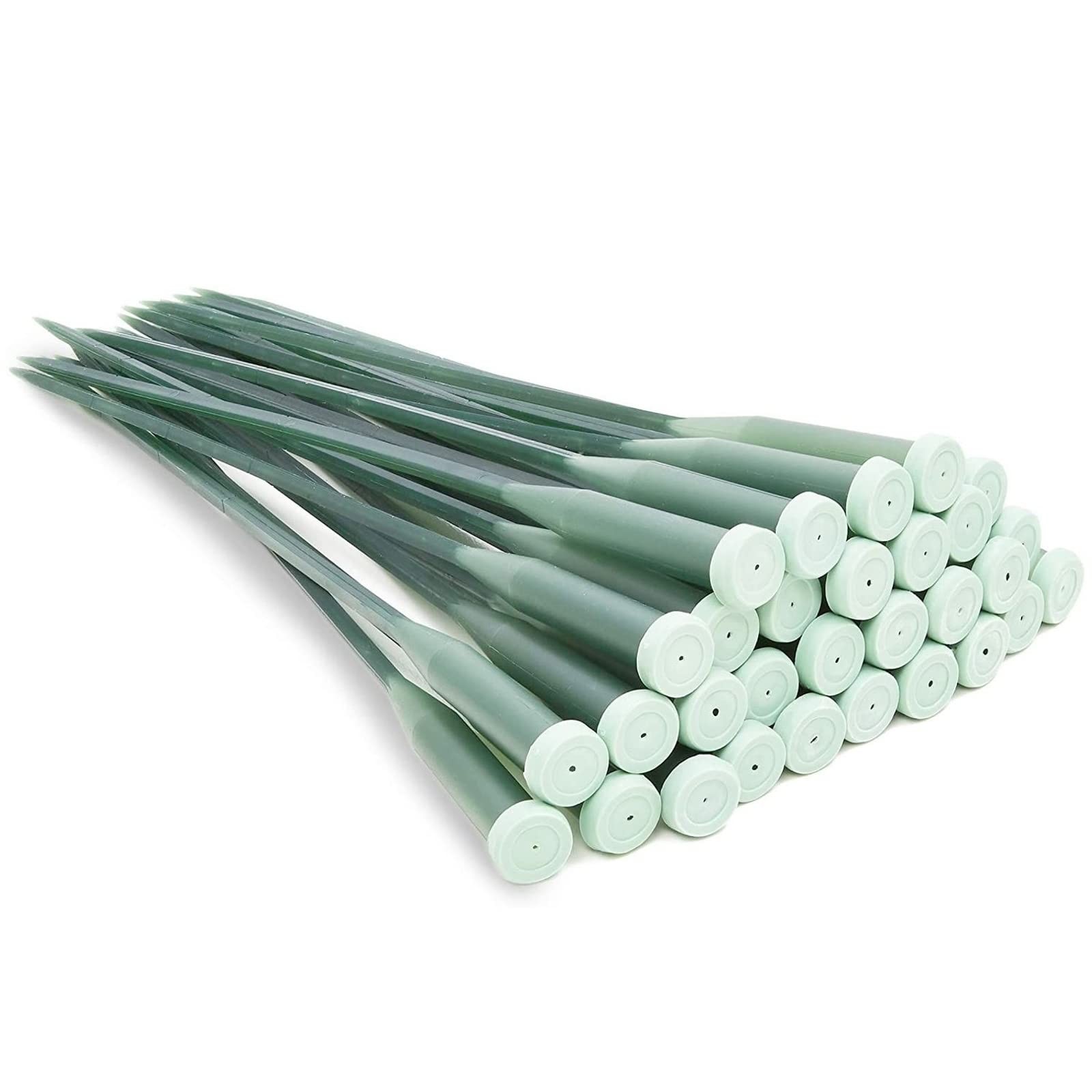 30 Pack 12 Inch Stem Water Tubes w/ Caps Extendable Vials for Floral Arrangement