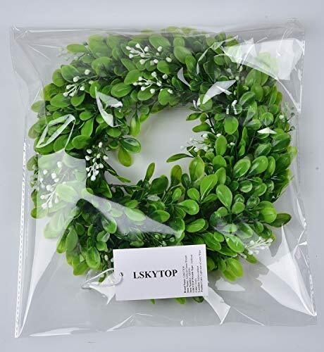 11″ Boxwood Wreath Round Wreath Artificial Wreath Green 1pc Green Wreath