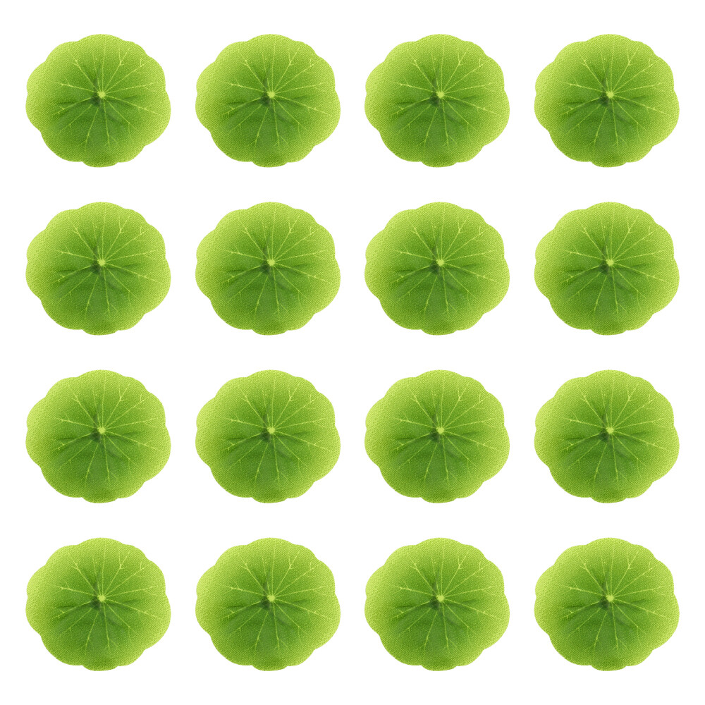 30PCS Artificial Lotus Leaves Realistic Water Lily Pads Plastic Lotus Leaves