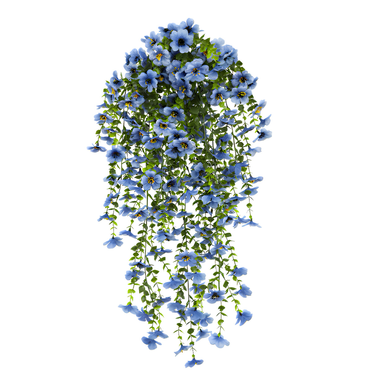 4Pcs Artificial Fake Hanging Flowers Plants for Outdoor Gardens Patio Window Box