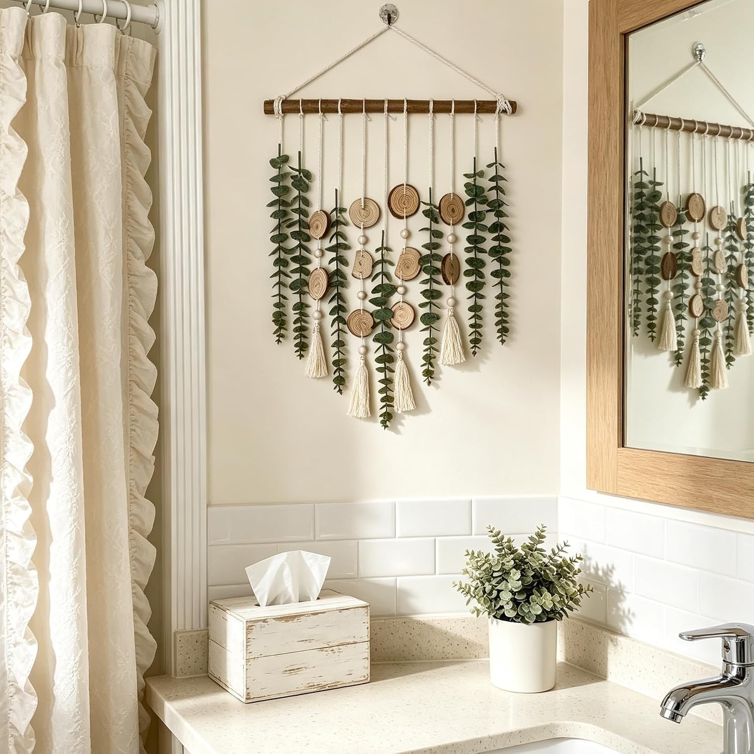Handcrafted Eucalyptus Wall Decor – Effortless Boho Charm for Every Room