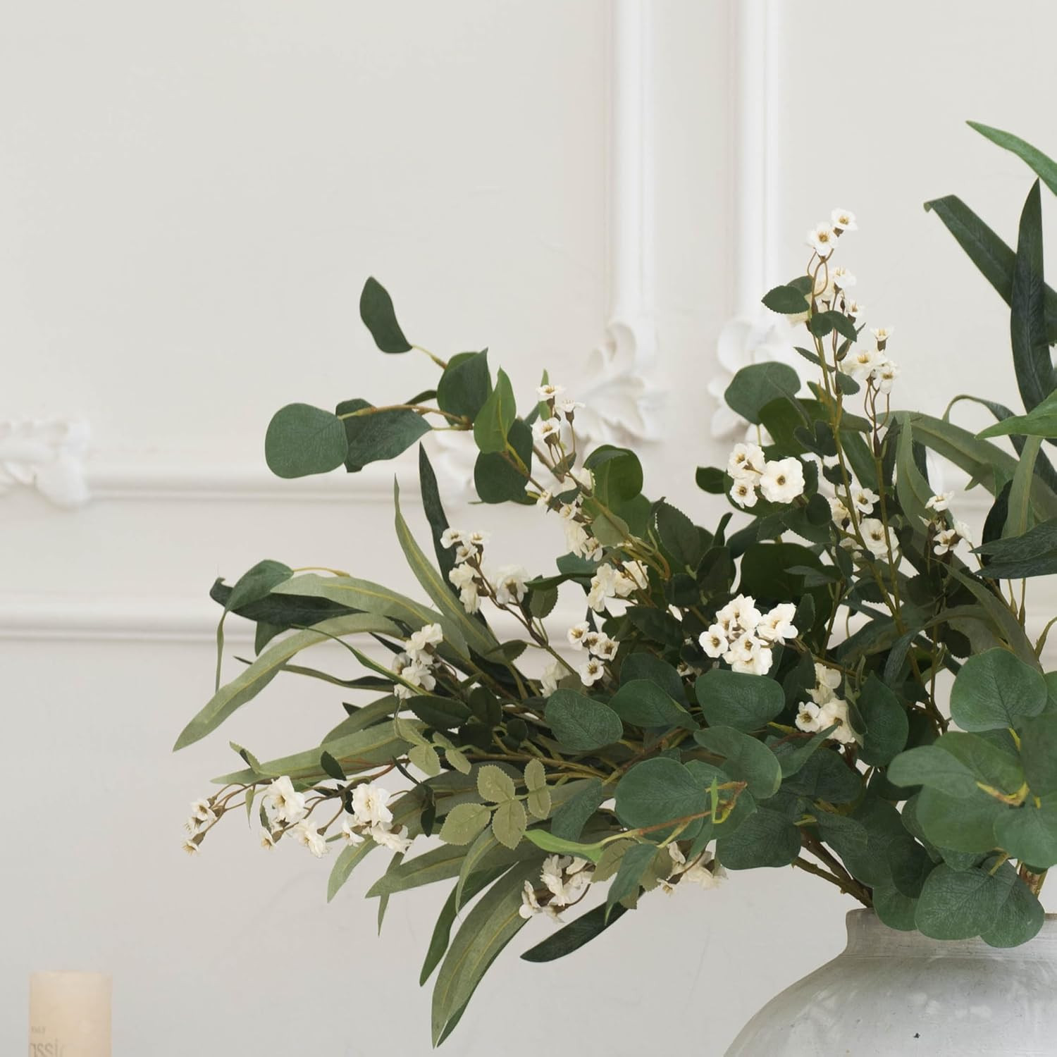 Ultra-Realistic Faux Flowers & Greenery Stems for Home Decor & Weddings