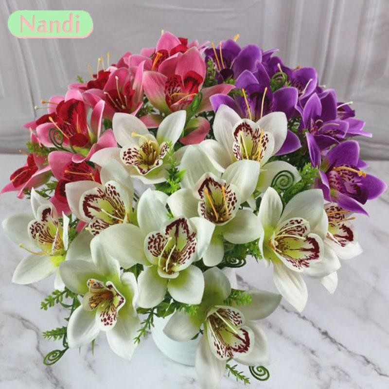 10PCS Artificial Small Catalan Flowers Wedding Home Table Hotel Decors