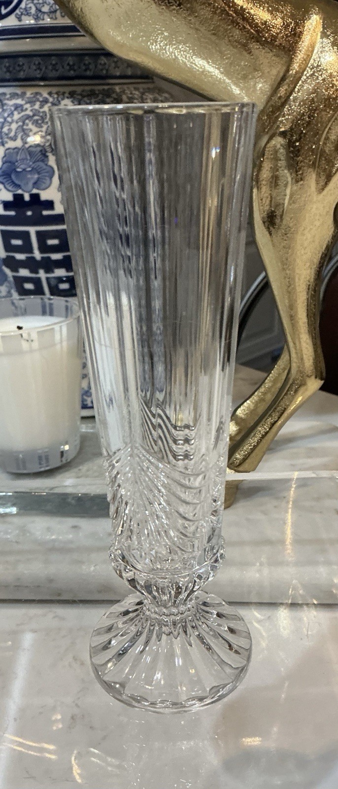 Bud Vase RCR Royal Crystal Rock 6.7 in. “Aurea” Vintage 80´s
