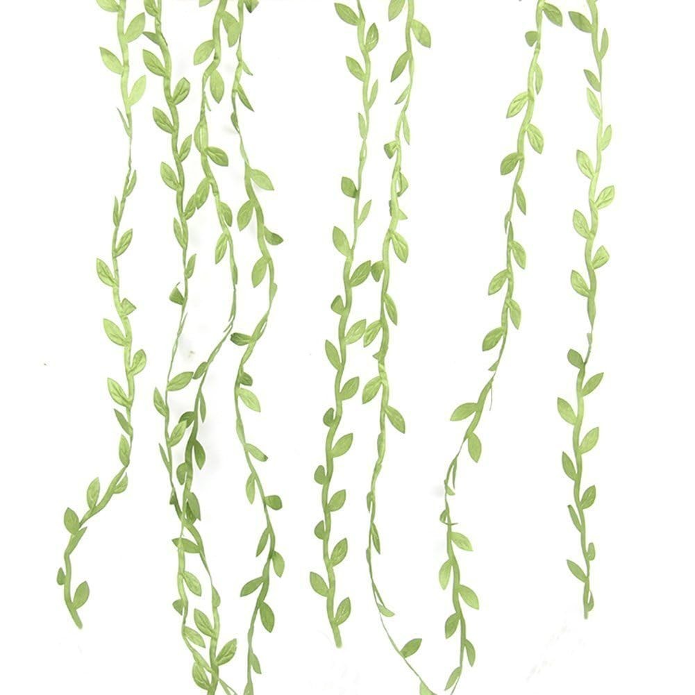 66 ft Leaf Ribbon, Artificial Eucalyptus Garland Rattan Leaf String, Decorati…