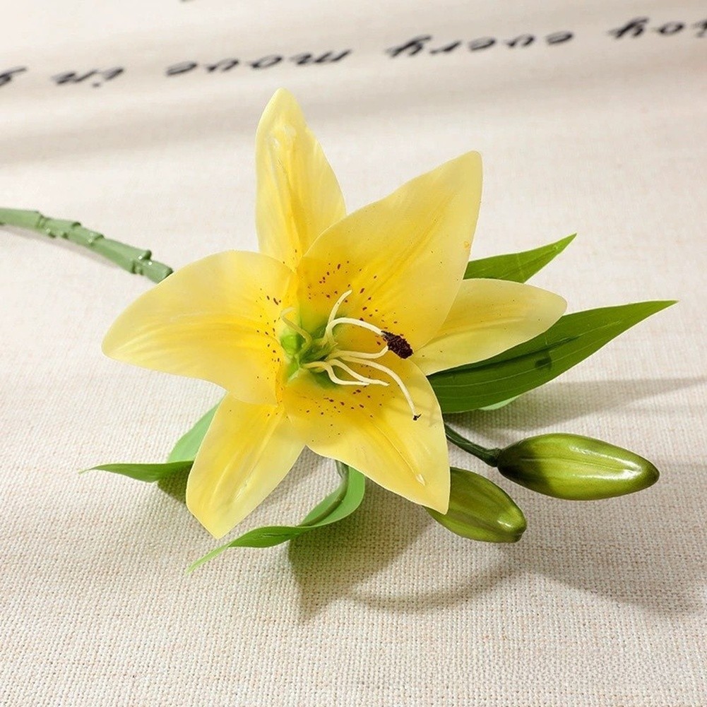 Silk for lily Single for stem 36cm for DIY Garland Entryway Decoration Event