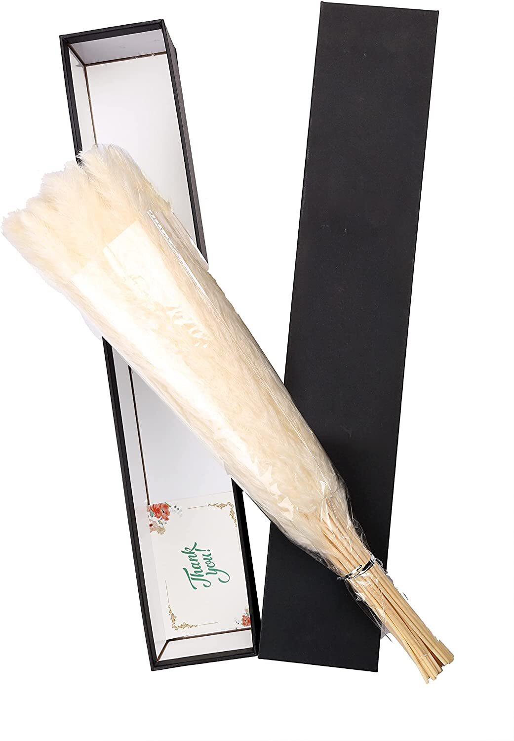 Luxury Box Protected Natural Pampas Grass Plant 30 Pieces 17” Dried Cake Decor
