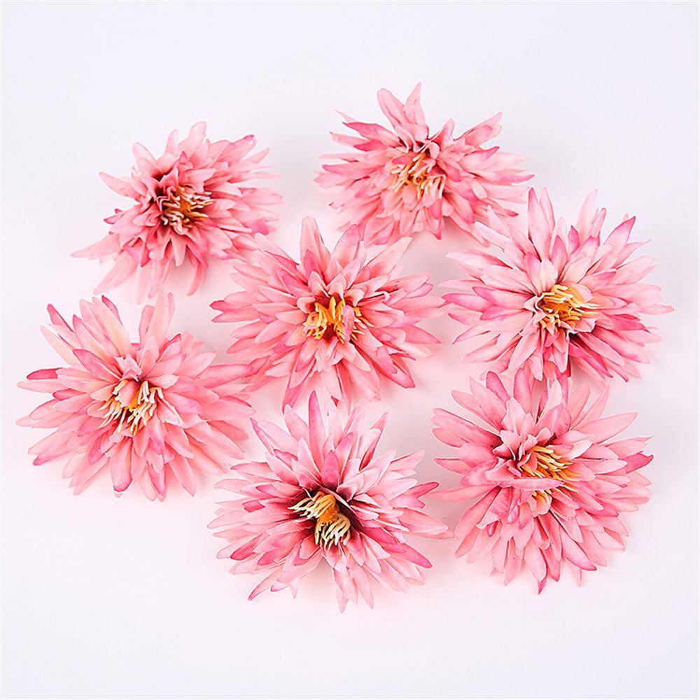 Chrysanthemum Artificial Heads Flowers Wedding Party Decor Silk Flower 10-20pcs