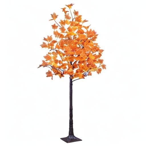 6FT 120LED Lighted Maple Tree – Warm White Fall Decor for Indoor/Outdoor Use, Or