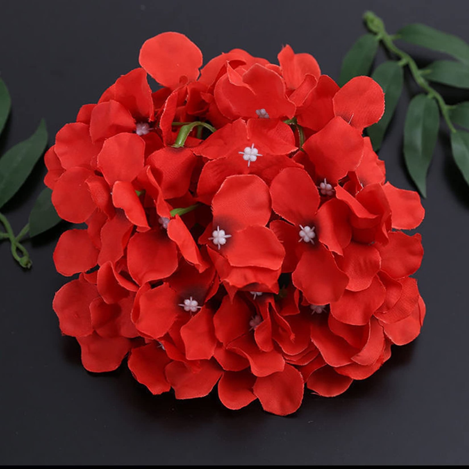 Silk Hydrangea Heads 36 Pcs Artificial Flowers Heads and 3 Dozens Stems Fake …