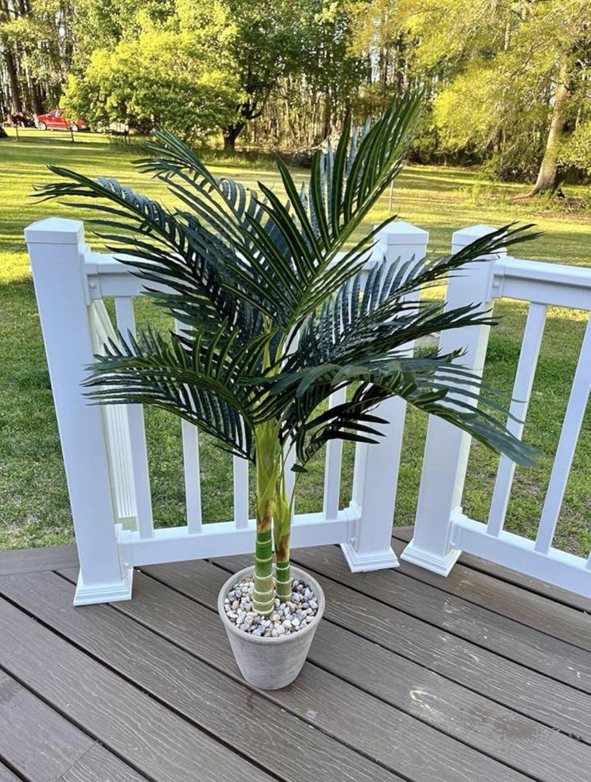 4’ Golden Cane Palm Artificial Tree w/15 Lvs Home Decor. Retail $94