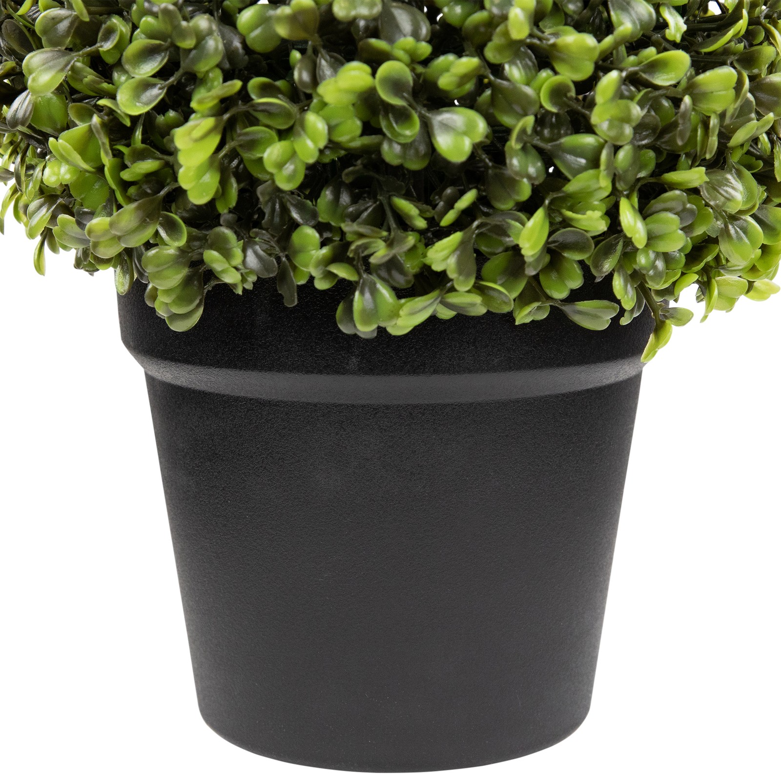 Northlight 10.5IN Potted Artificial 2Tone Green Boxwood Spring Garden Decor