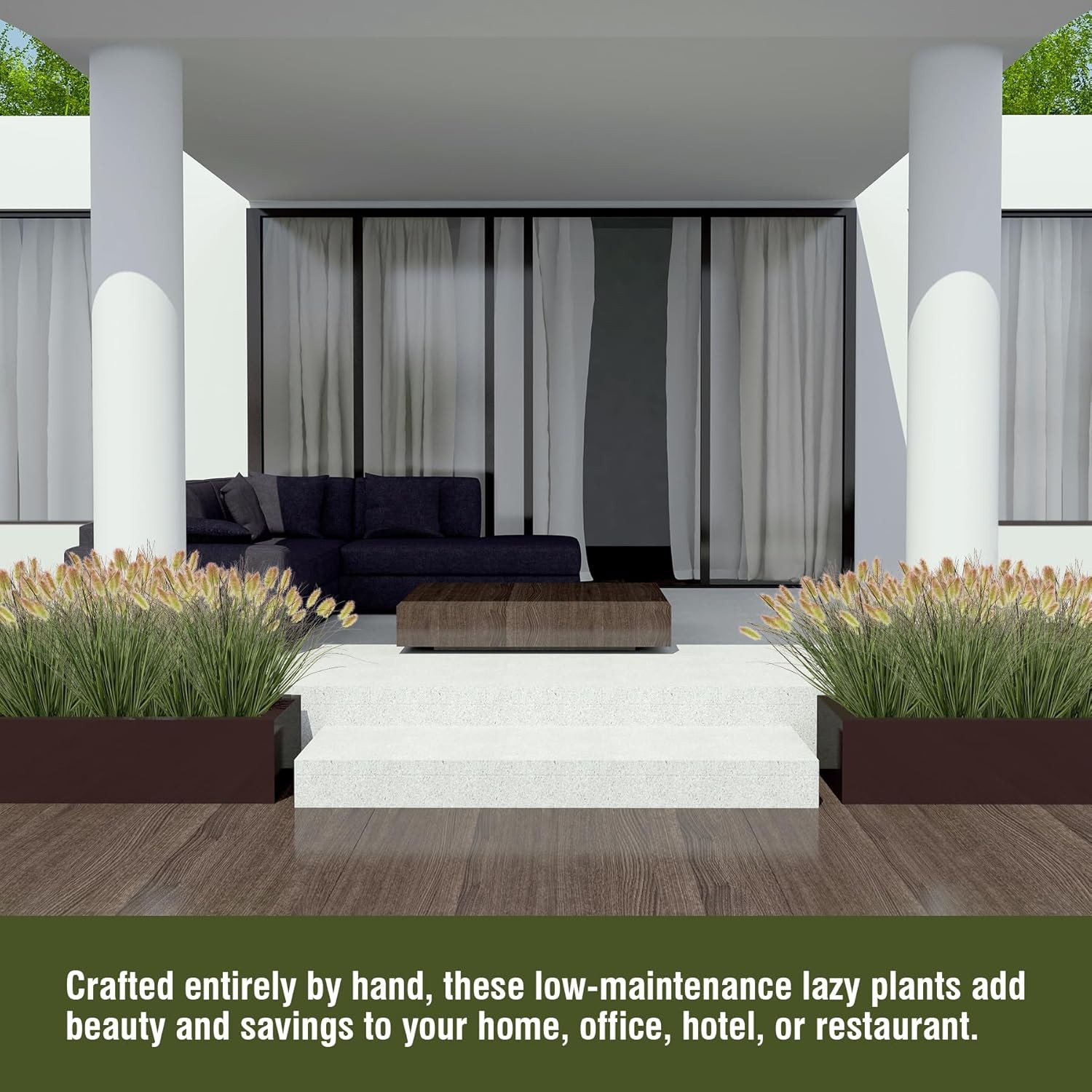 Artificial Grass, Fake Grass, Artificial Shrubs, Wheatgrass Cattails Fake Grass