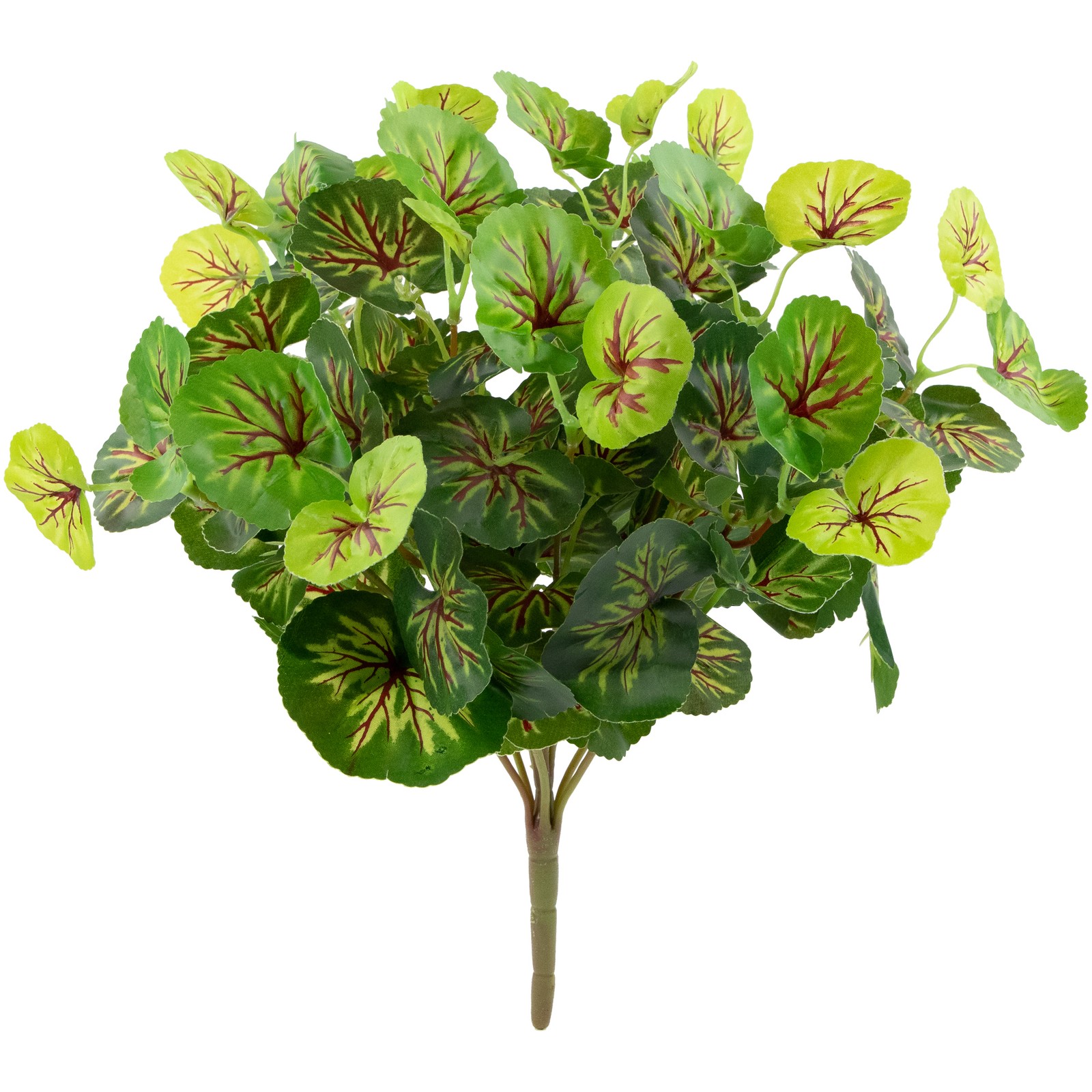 Northlight 18.5″ Decorative Artificial Two Tone Green Begonia Spring Floral Bush