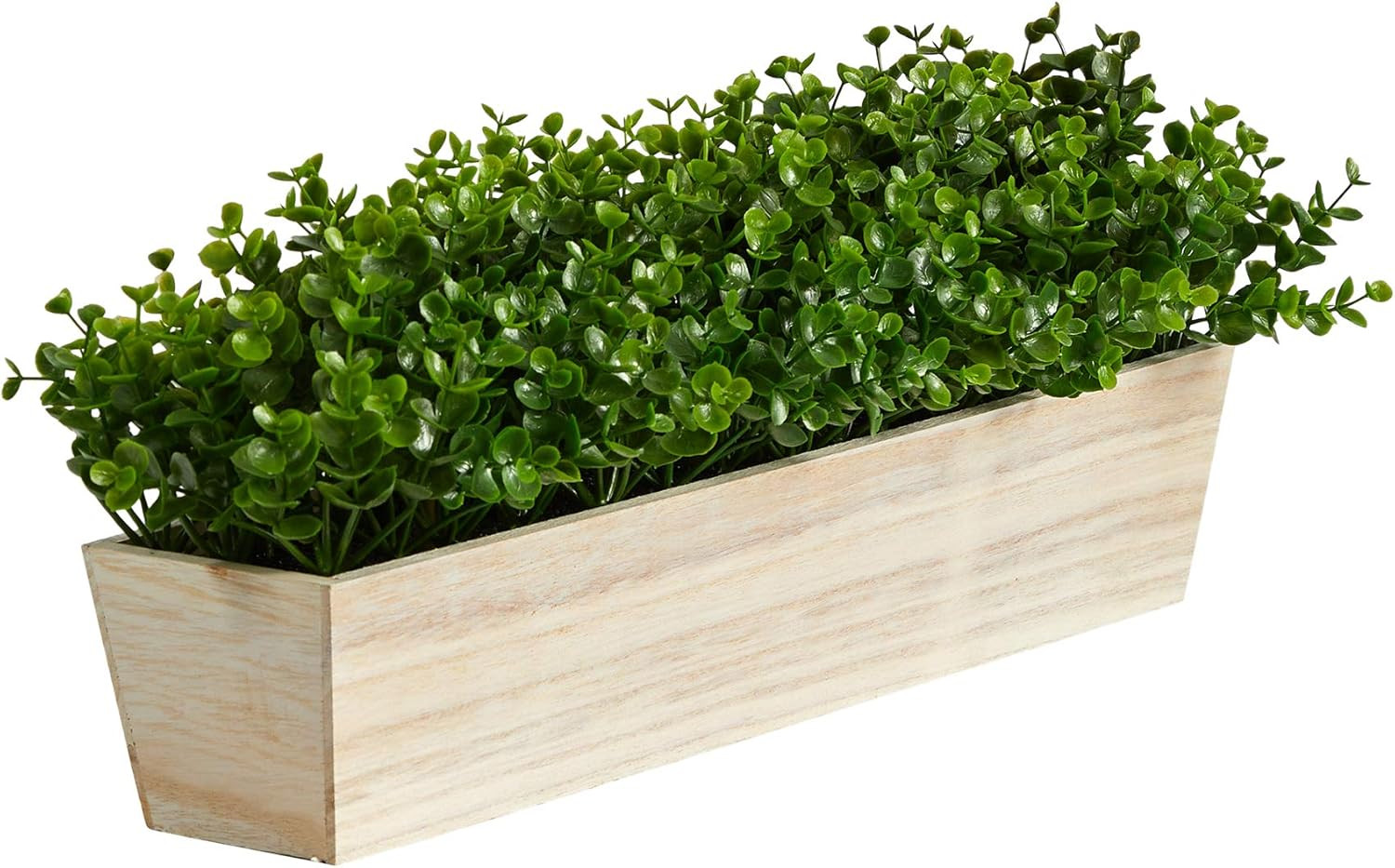19″ Eucalyptus Artificial Plant in Stylish Decorative Planter