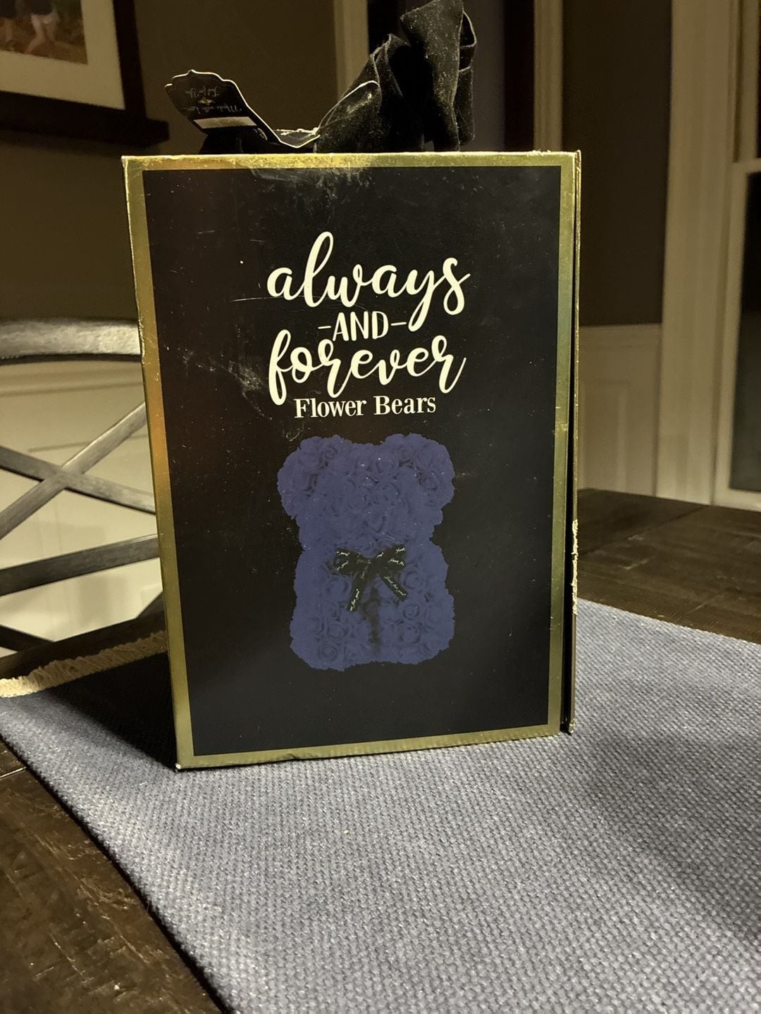 Always and Forever Artificial Rose Teddy Flower Bear