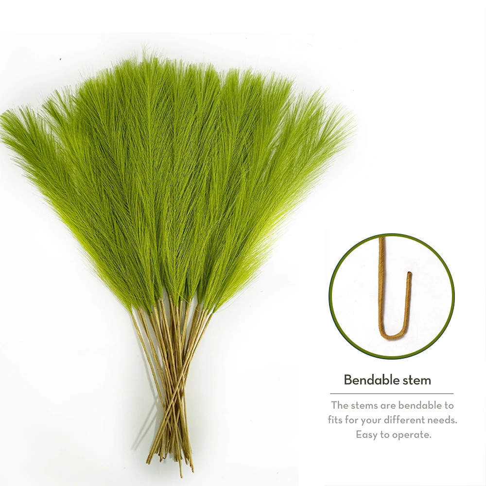 Artificial Pampas Grass 55Cm 20PCS Christmas Decorations Halloween Festival Deco