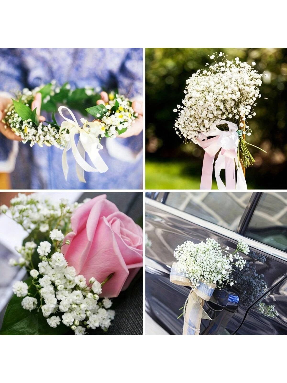5/10/20/30/40Pcs Artificial Baby’s Breath .Ideal For Wedding,Decore,Home,Room Uk