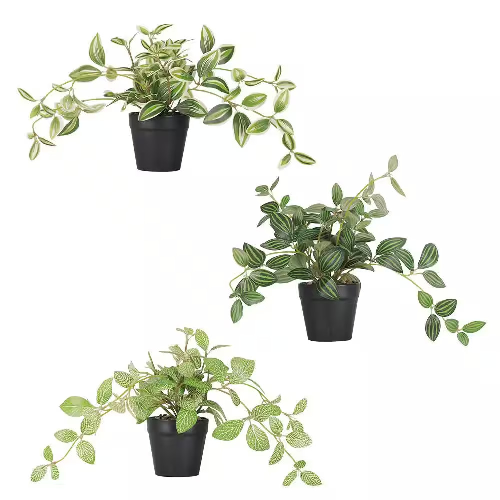 3 Pack 12 In. Green Hanging Artificial Eucalyptus Plants for Home Indoor Outdoor