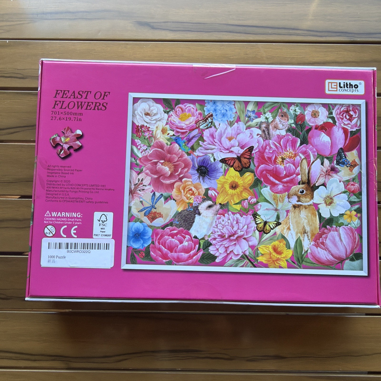 Flower Parcel With Butterfly