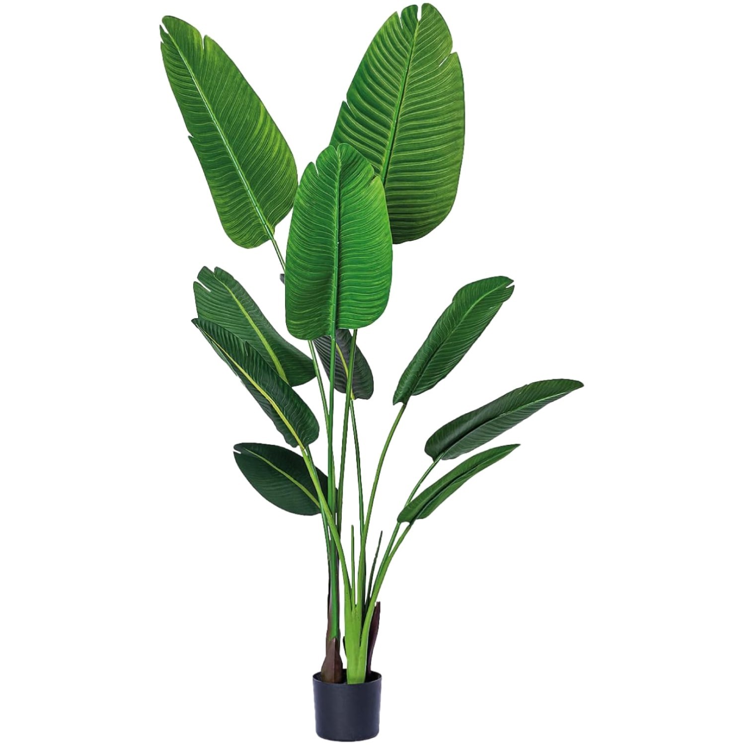 Maintenance-Free 5ft Silk Bird of Paradise Potted Plant for Indoor & Outdoor Use