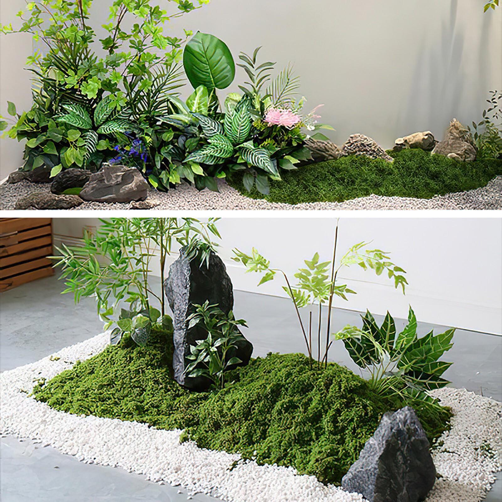 Artificial Fresh Green Moss Micro Landscape Fake Moss Garden Crafts Home Decor