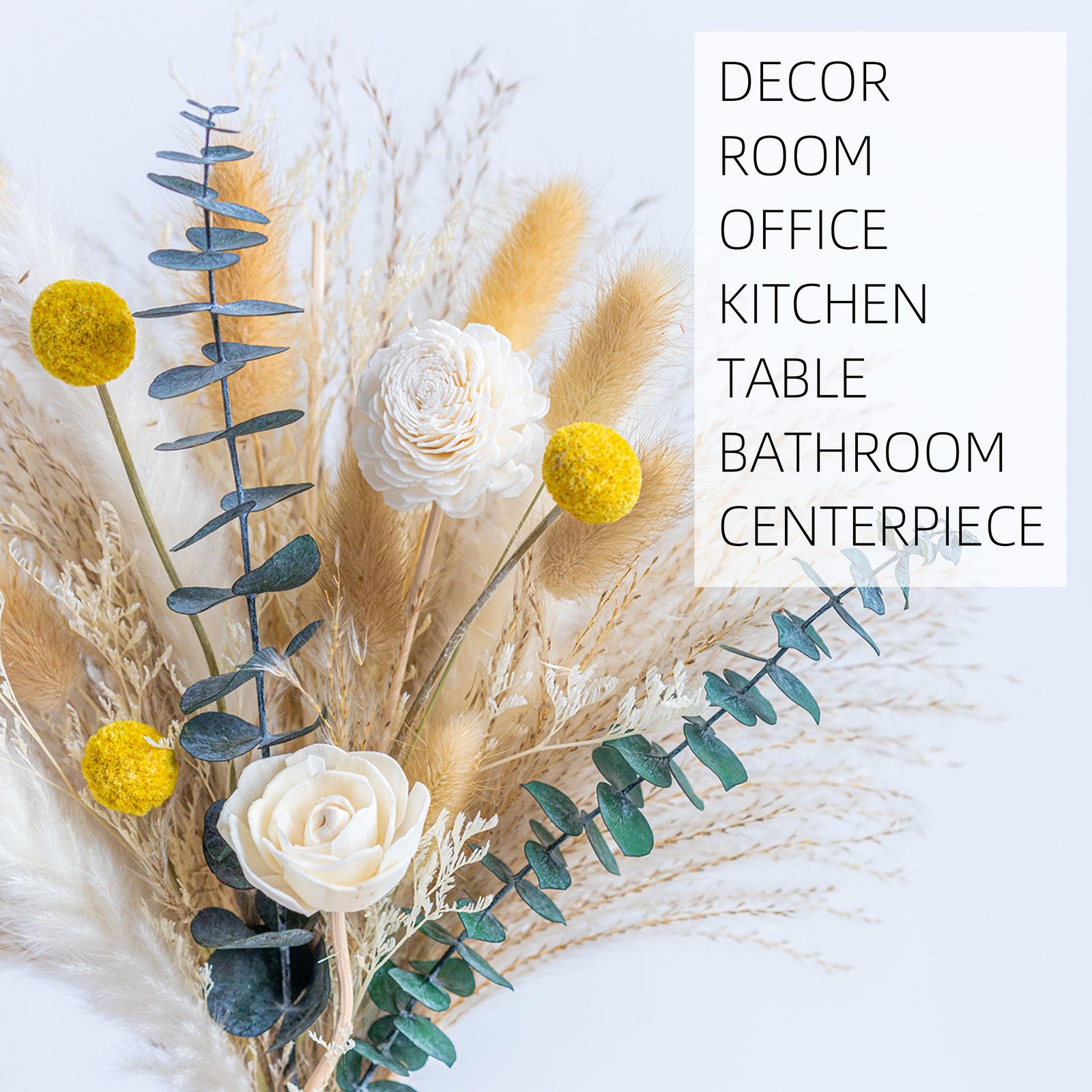 Dried Flowers Reed diffusers kit, Ceramic Vase Included, Reed diffusers for H…