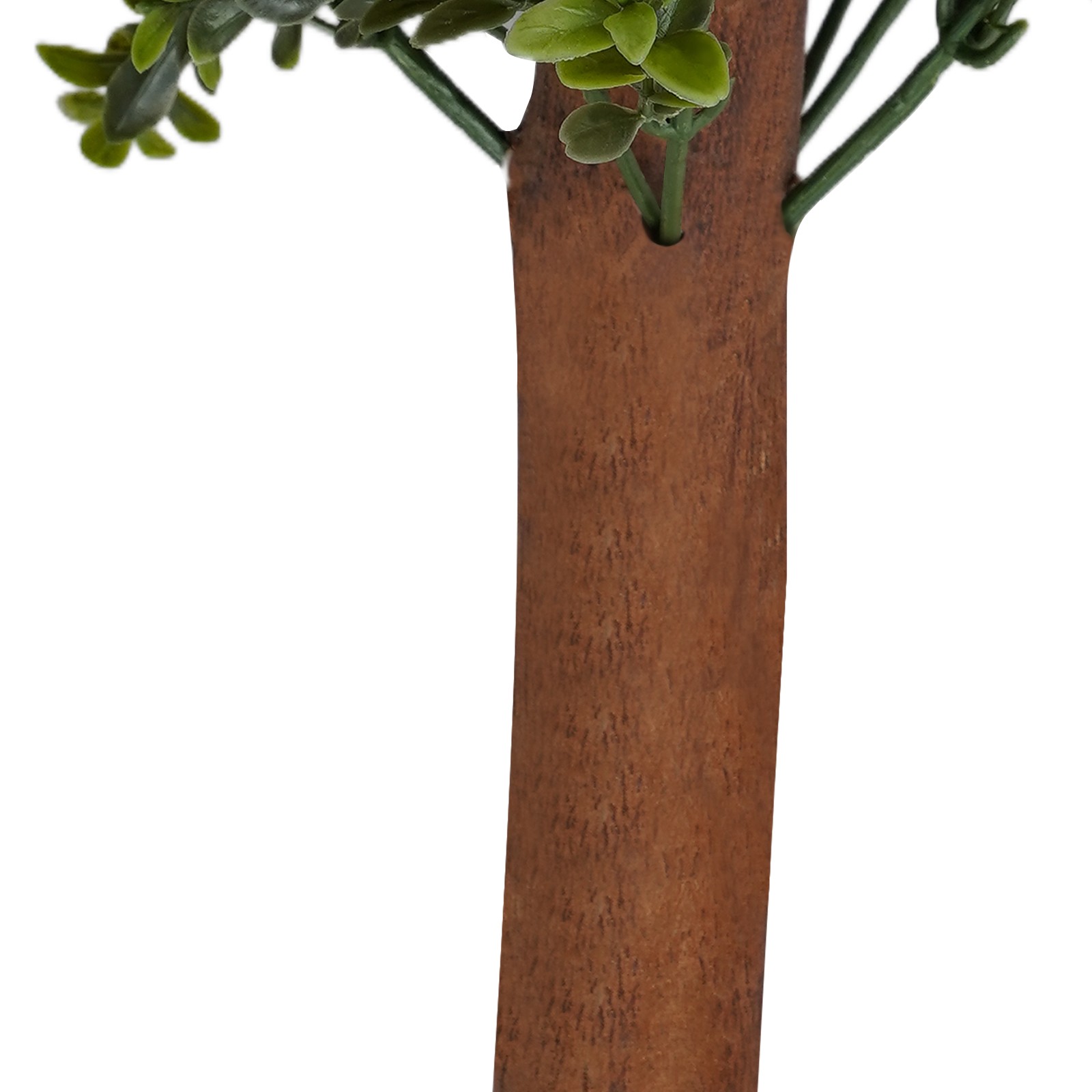 Set of 2 Artificial Ginkgo Biloba Trees with White Flowers for Indoor Outdoor