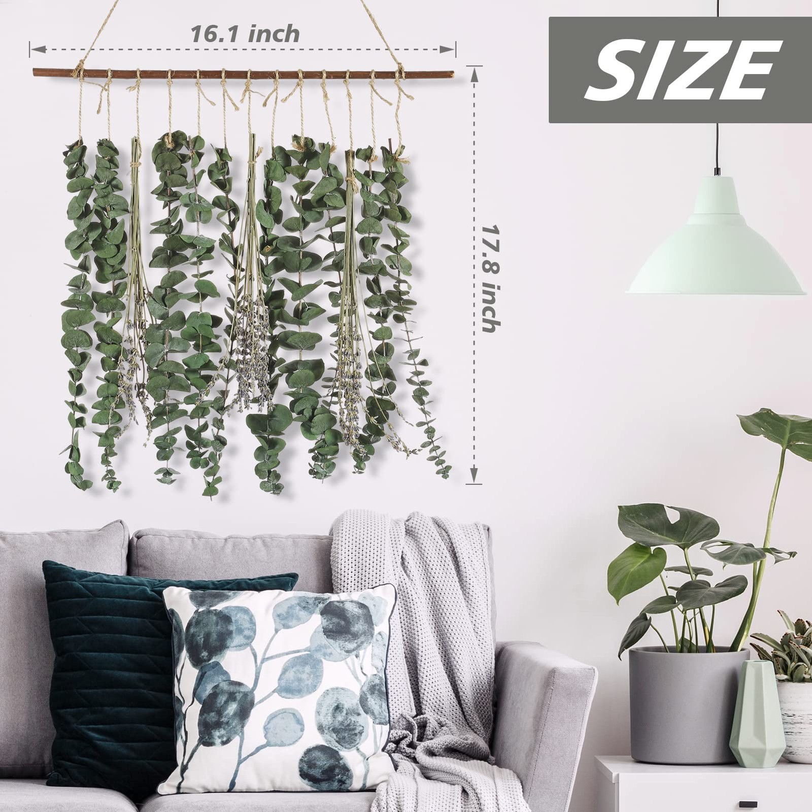 Bathroom Decor Real Eucalyptus for Shower and Lavender Fresh Eucalyptus Stems…