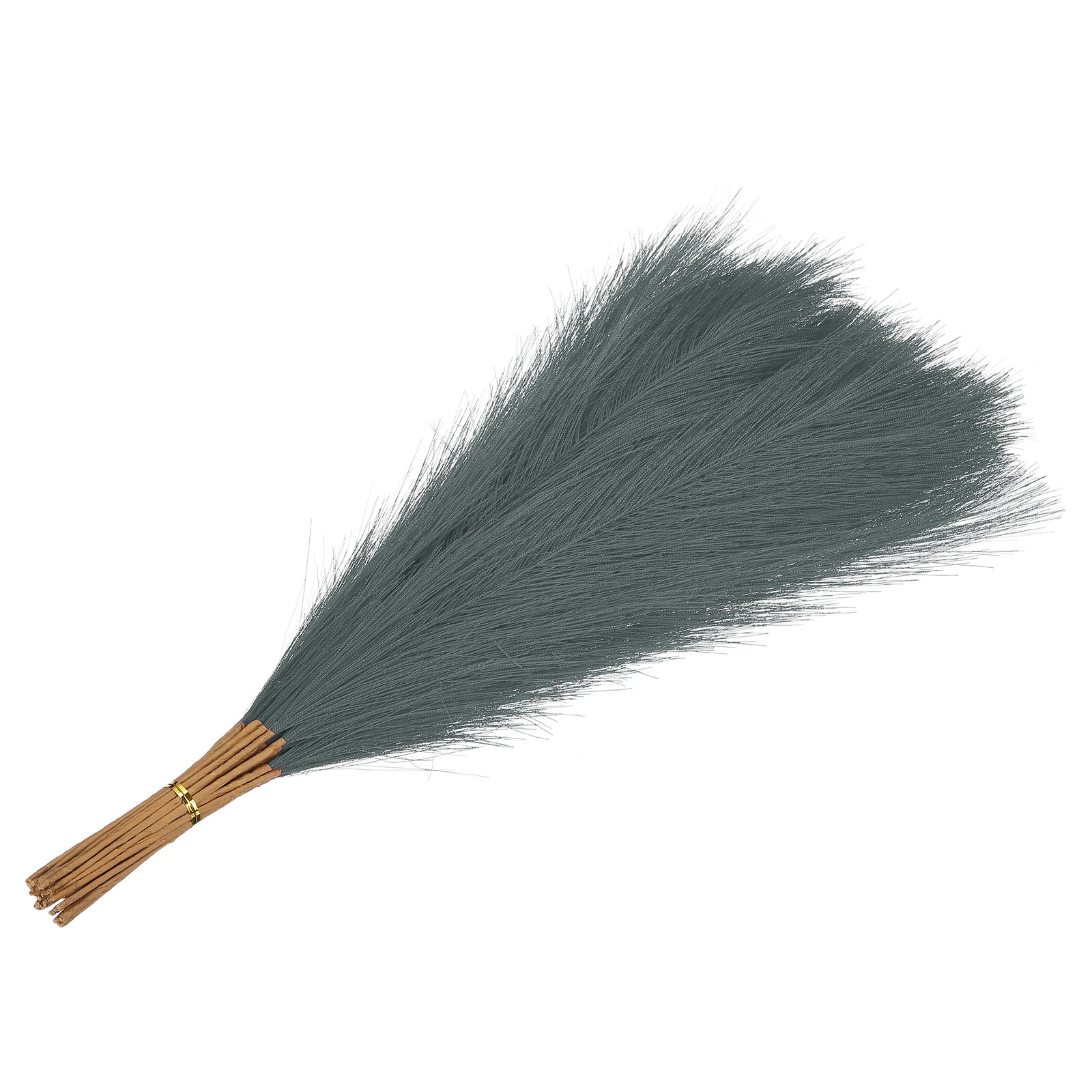 17.7in Pampas Grass Decor, 50pcs Artificial Pampas Grass Bulk, Gray
