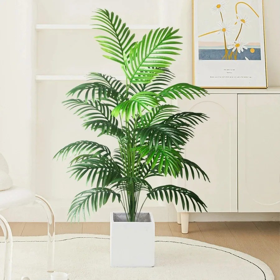 Artificial Areca Palm Tree Realistic Fake Plant Indoor Outdoor Home Office Decor