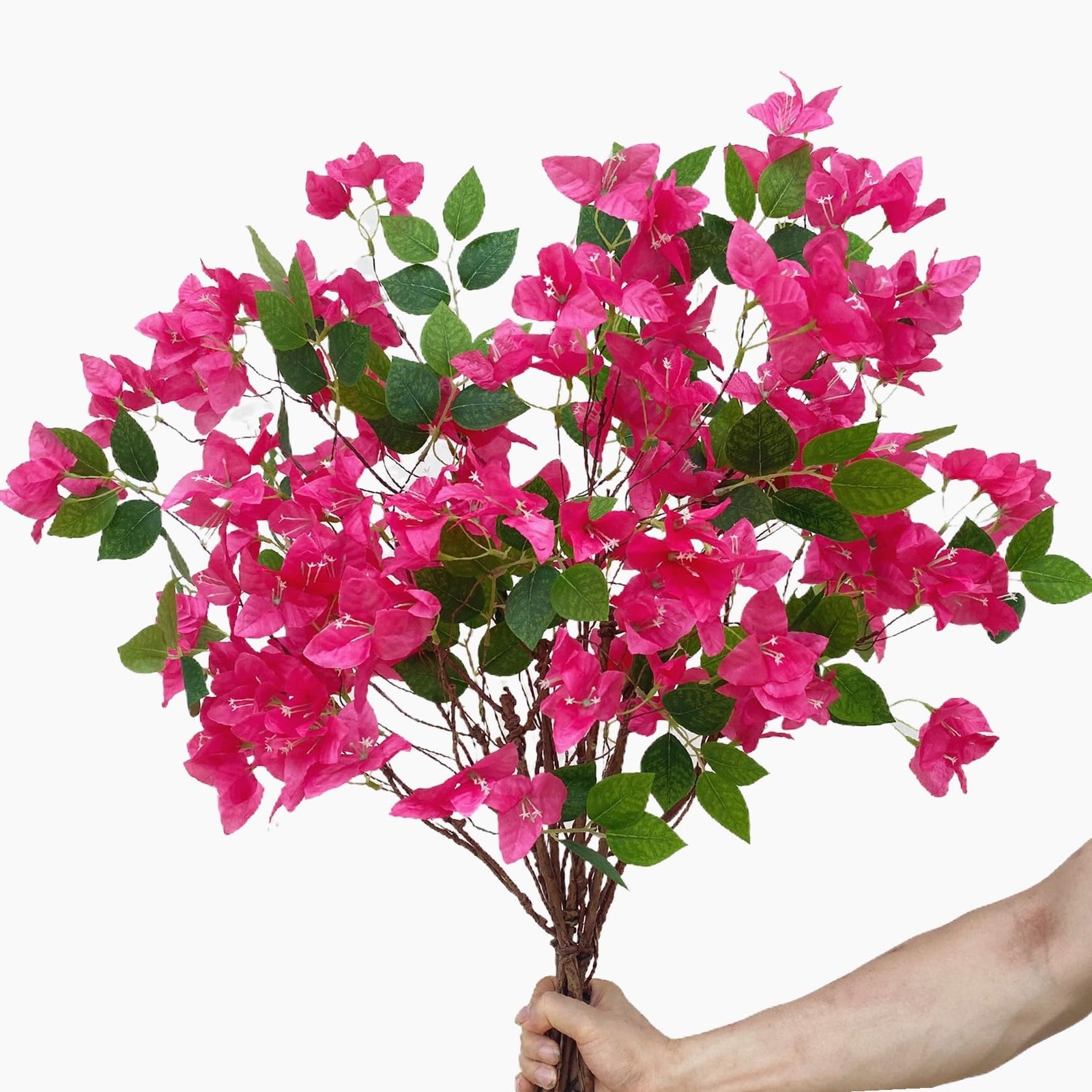 Pack Of 4 Long Artificial Bougainvillea Flower Stems 45 Silk Bougainvillea Plan