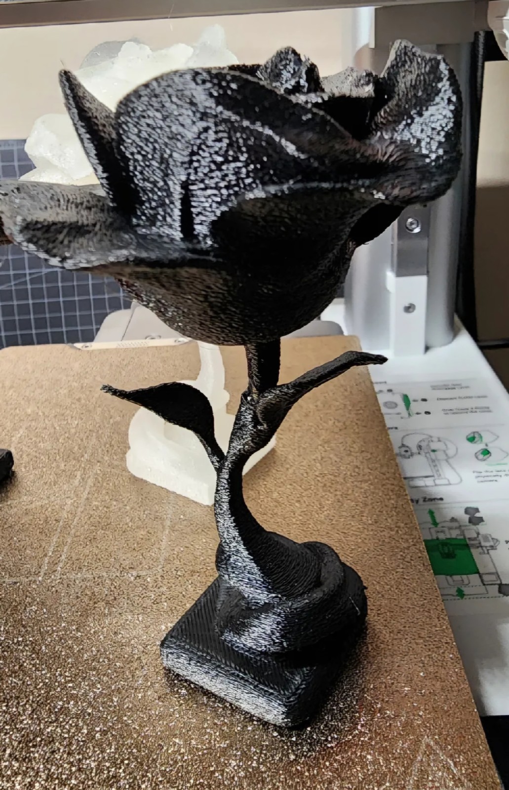 Rose Decor 3D Printed