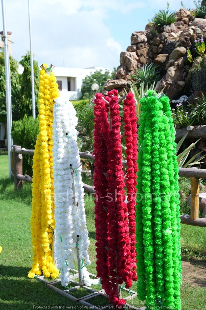 Wholesale Wedding Mehndi Party Door Mango Foel Garlands indian Decoration