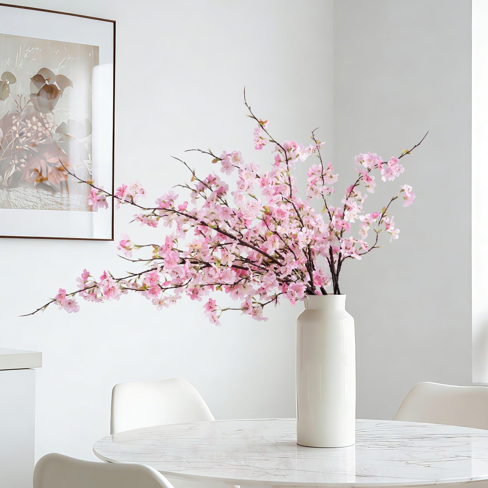ENALGRE Artificial Cherry Blossom Branches 27.6In Silk Cherry Blossom Branches
