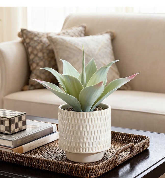 Potted Artificial Agave Plant -Alagirls (ALAFP0011) Indoor Outdoor Home Decor