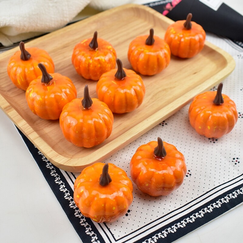 Artificial Pumpkin Gourd Acorn Berries Maple Leaf Fall Harvest Decor Props