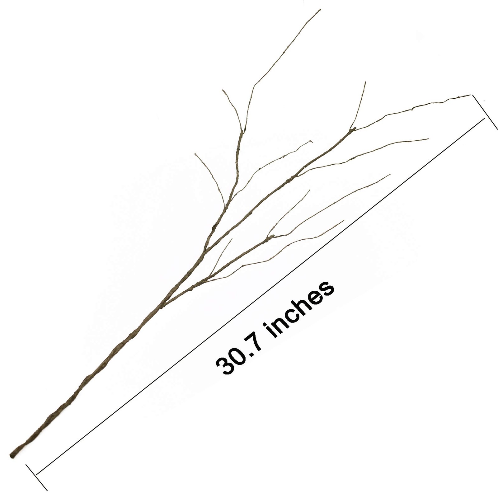 Artificial Curly Willow Branches, Decorative Dry Twigs, 30.7 Inches Sticks