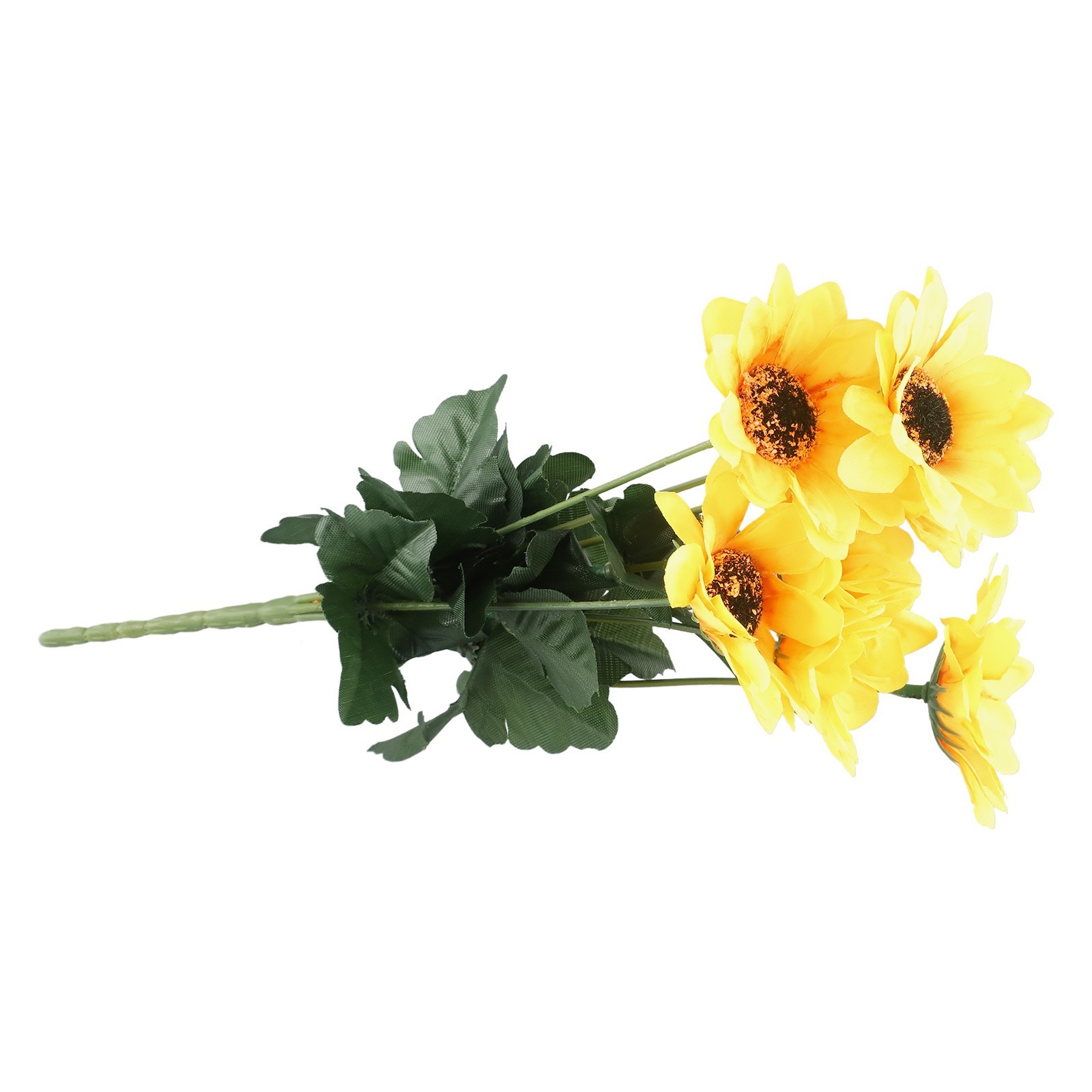 7 Heads Artificial Sunflowers Fake Flower Bouquet Garden Wedding Party Decor New