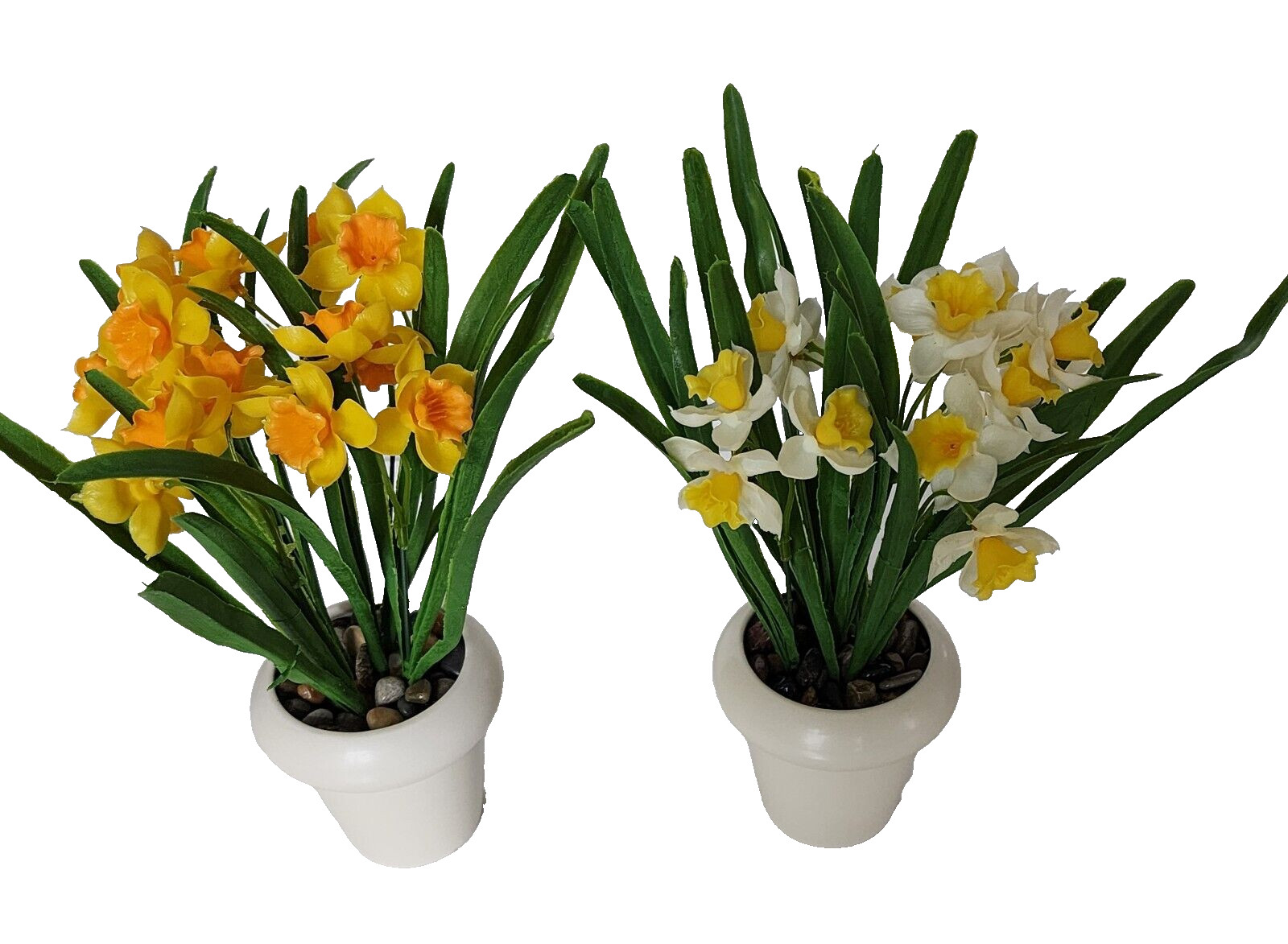 2 pack artificial faux potted flowers plants home kitchen wedding occasion decor